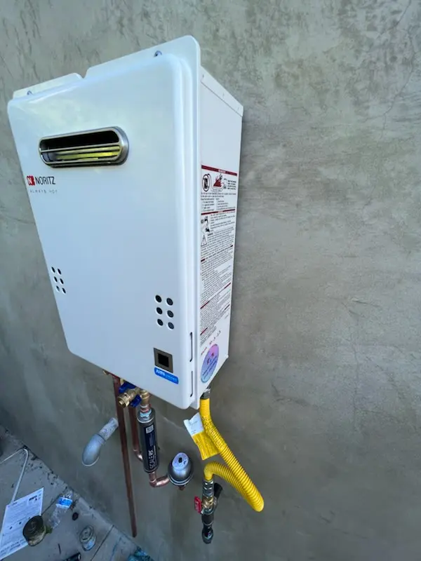 Tankless water heater installation for Great Falls Crossing homes